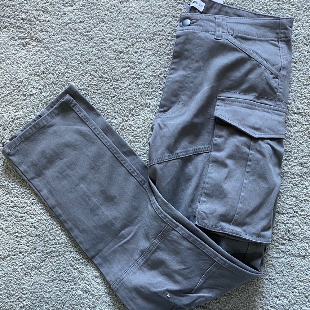 Grey Mens Cargos